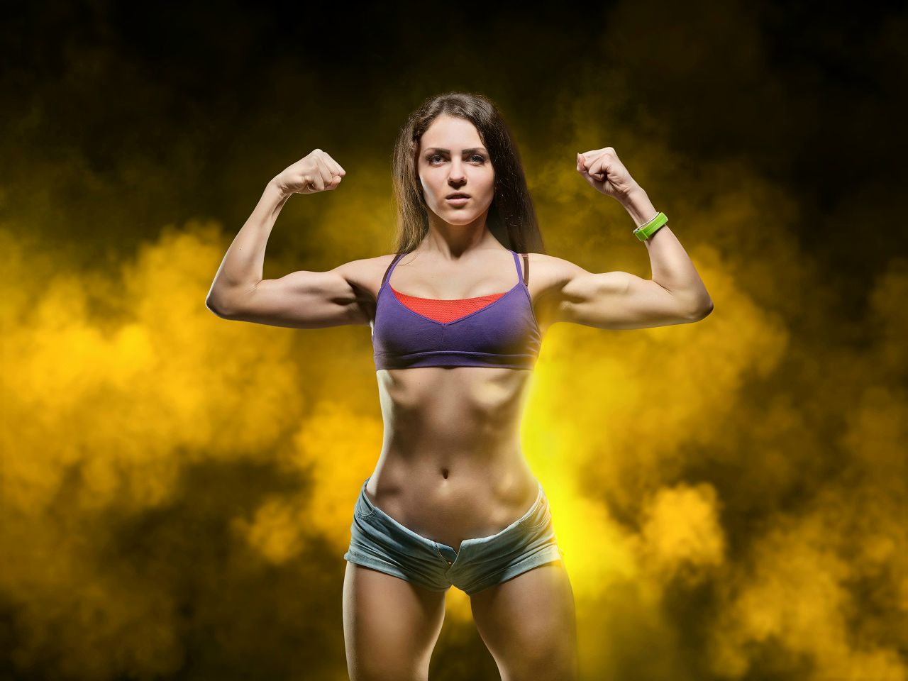 Athletic girls in Napeydo